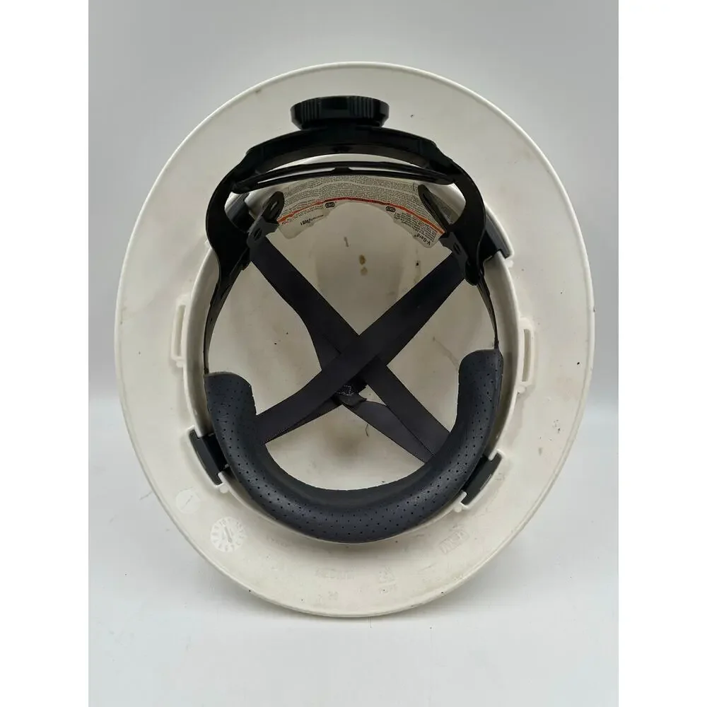 MSA V-Gard Protective Hard Hat Cap w/ Glaregard Underbrim Size Large